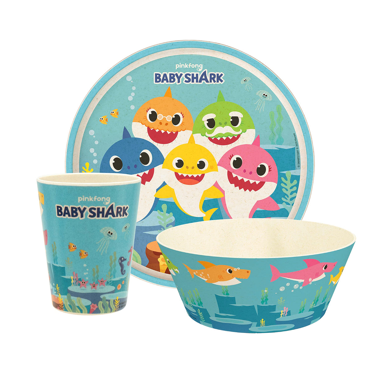 Zak Designs Marvel Spider-Man Dinnerware Set for Kids Includes 8" Plate, 6" Bowl, and 10oz Tumbler, Durable and Sustainable Melamine Bamboo Material (3-Piece Set, Spidey and His Amazing Friends)