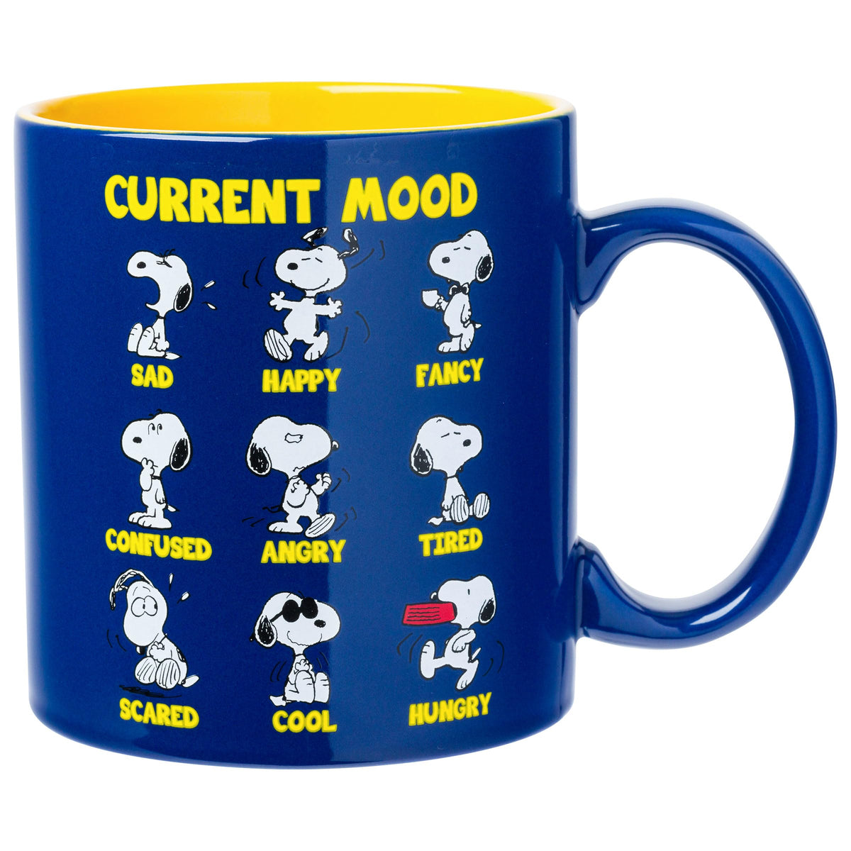 Silver Buffalo Peanuts Snoopy and Woodstock, Ceramic Camper Mug, 20oz