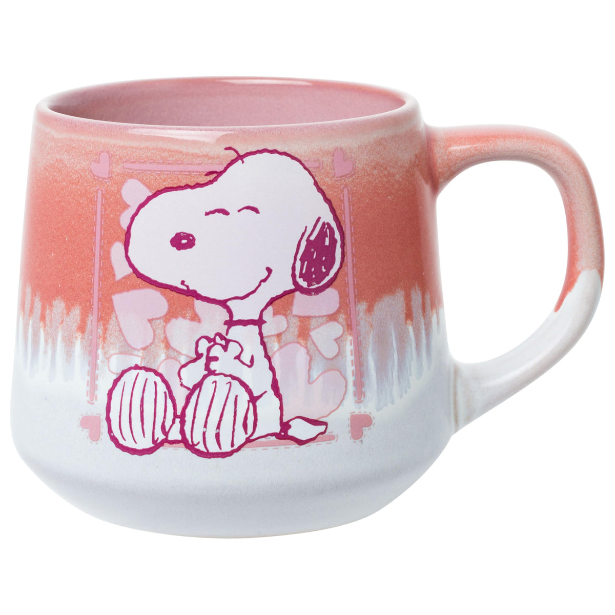 Silver Buffalo Peanuts Snoopy and Woodstock, Ceramic Camper Mug, 20oz