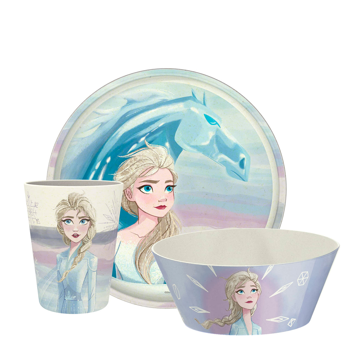 Zak Designs Marvel Spider-Man Dinnerware Set for Kids Includes 8" Plate, 6" Bowl, and 10oz Tumbler, Durable and Sustainable Melamine Bamboo Material (3-Piece Set, Spidey and His Amazing Friends)