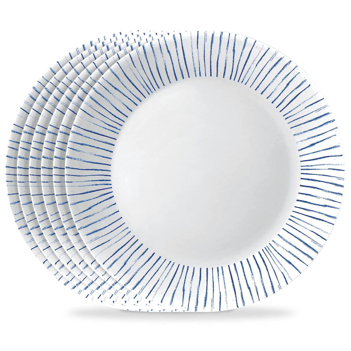 Corelle Caspian Lace 6-Piece 10.25-Inch Dinner Plate Set