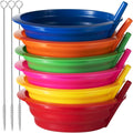 20 Oz Cereal Bowls with Built-In Straws (6-Pack) for Kids & Toddlers