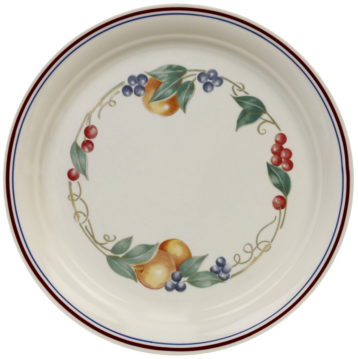 Livingware 10-1/4 in. City Block Dinner Plate (Pack of 6)