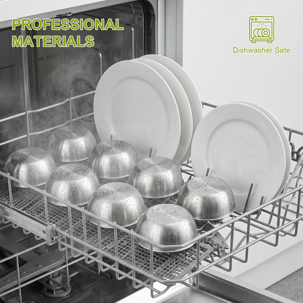 tifanso 8PCS Small Stainless Steel Dipping Bowls for Sauce & Condiments