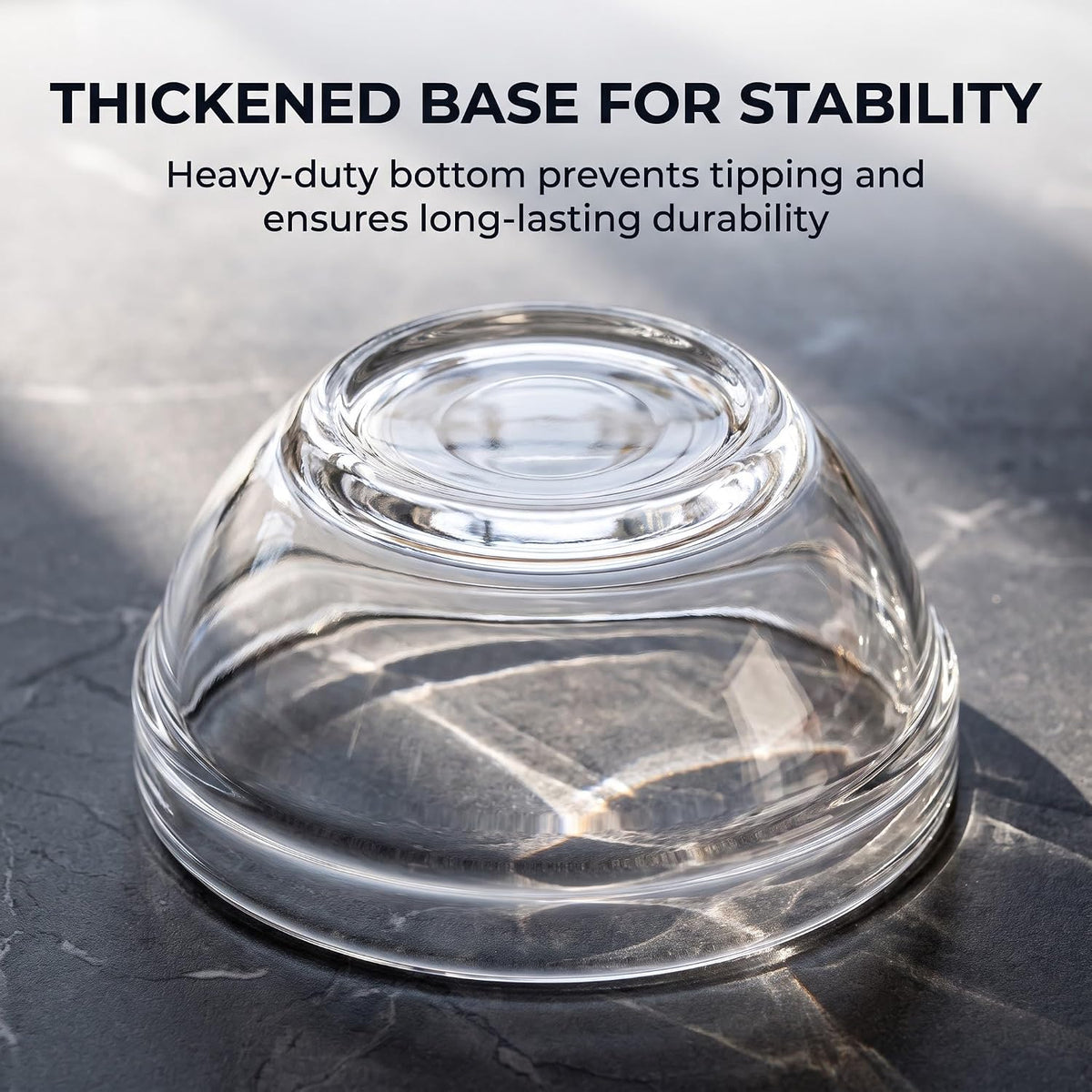 Glass Prep Bowls, 12-Piece Set, 1.5/2.5/4 oz, 3 Sizes