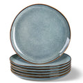 AmorArc Ceramic Dinner Plates Set of 6, 10.5 Inch Stoneware Plates Set